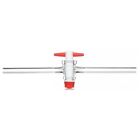 Scptfe-28 Best Value Vacs Glass Stopcock With Ptfe Plug Od
