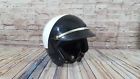 Seer Vintage Super Police Motorcycle Helmet White Black Snell Approved Seer Vintage Super Police Motorcycle Helmet White Black Snell Approved