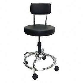 3010011 Shopsol Pneumatic Lab Stool 300 Lb Wt Capacity 22 In To 26 16 Seat Dp