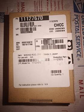 11127670 Siemens Advia Xpt Dmix Mix1 Mix2 Mixer Rod P/n New Sealed