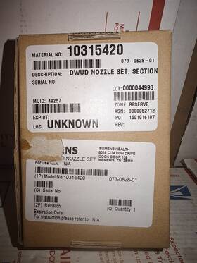 10315420 Siemens Advia Chemistry Dwud Nozzle Set Section New Open Box
