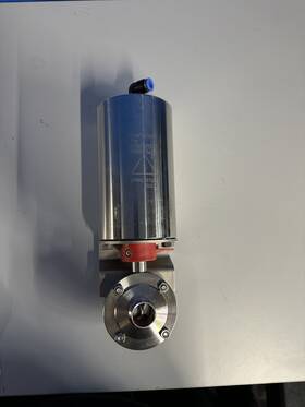 Sv-1pwc-2.5vnc-316l-s Simple Valves Pharmaceutical Butterfly Sanitary Valve Pneumatic Actuator Sv-1pwc-2.5vnc-316l-s Simple Valves Pharmaceutical Butterfly Sanitary Valve Pneumatic Actuator