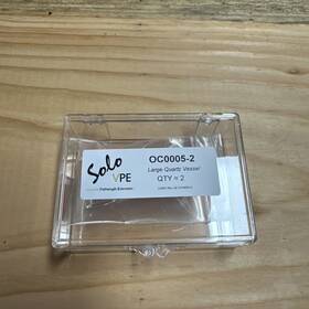 Oc0005-2 Solo 2 Pack Of Vpe Large Silica Vessels