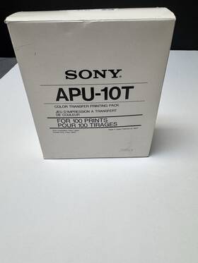 Apu-10t Sony Color Transfer Printer Pack For 100 Prints