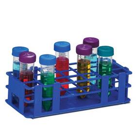187470004 Sp Scienceware Bel-art No-wire Test Tube Rack For 25-30mm Tubes 21 Places Blue F18747