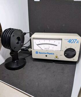 407a-1 Spectra-physics Model 407a Portable Laser Power Meter With Detector Head