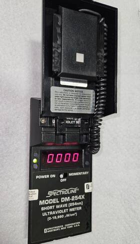 Spectroline Dm-254x - P/n Short Wave 254nm Ultraviolet Meter Radiometer