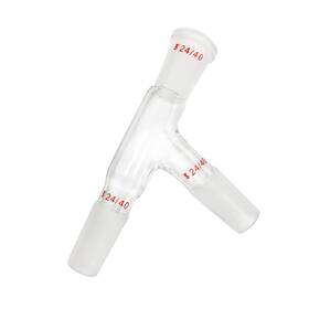 20220125003 Starfa Lab Glass 3 Way Distilling Adapter With 24/40 Joints For Distillation Apparatus A