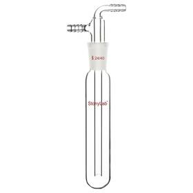 Stonylab 843798167834 Glass Vacuum Cold Trap Bubbler With 10mm Serrated Hose