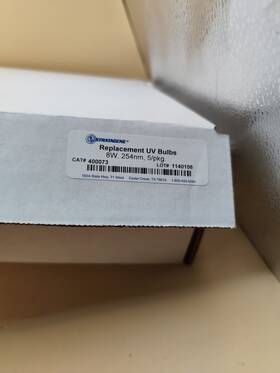 400073 Stratagene Replacement Uv Bulbs 8w 254nm Pack Of 4 400073 Stratagene Replacement Uv Bulbs 8w 254nm Pack Of 4