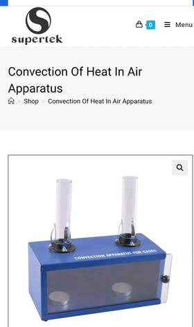 Ph20320 Supertek Convection Of Heat In Air Apparatus Physics Labs