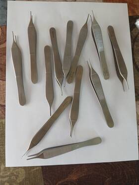 30-1186 Symmetry Lot Of 12 Tissue Forceps