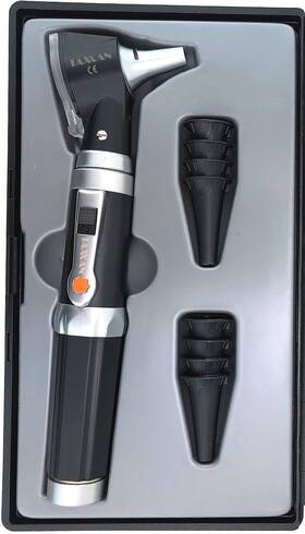 Tx-hf786558 Taxxan Led Pocket Fiber Optic Otoscope Set Ent Diagnostic With Adult Child Inf