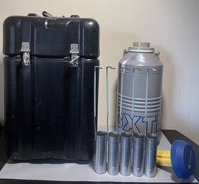 3xtl Taylor Wharton Cryogenic Liquid Nitrogen Storage Dewar With Shipper Case