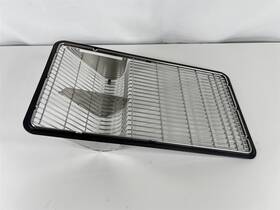 1284l189 Techniplast 14 X 8 Stainless Rack Lid With Nylon Seal And Hinged Divider