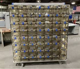 2l112mac31 Techniplast 14ea Ventilated Lab Rodent Cage Rack System