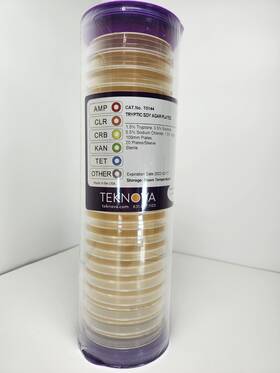 L0153 Teknova Tryptic Soy Agar Plates Tsa Ready-to-use Prepar 100mm 20 Plates/sleeve