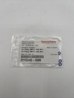 2215540-van Thermo Fisher Scientific Tip Fitting 1000 O-ring Replacements Pack Of 3 New