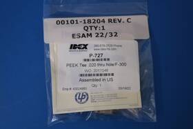 Thermo Scientific 00101-18204 Fitting Hplc Tee 0.020 Inch Orifice Peek /idex P-727