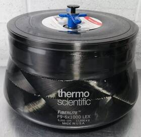 096-061075 Thermo Scientific New Lynx 6000 Fiberlite F9-6x1000 Lex 76 600xg 9k Rpm Fixed Angle Rotor