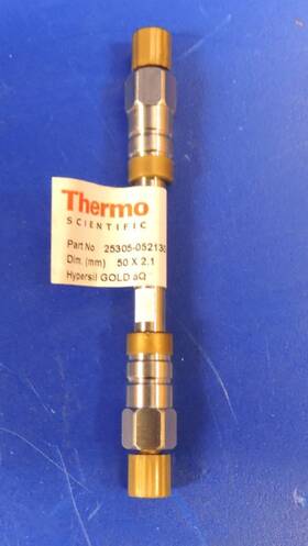 25305-052130 Thermo Scientific New Hypersil Gold Aq C18 50x2.1mm Polar Endcapped Column 25305-052130 Thermo Scientific New Hypersil Gold Aq C18 50x2.1mm Polar Endcapped Column