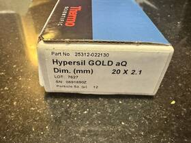 25312-022130 Thermo Scientific Hypersil Gold Aq 20 X 2.1 Column 25312-022130 Thermo Scientific Hypersil Gold Aq 20 X 2.1 Column
