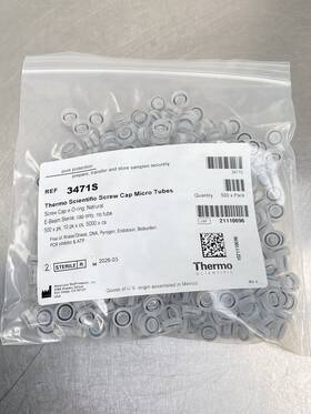 3471s Thermo Scientific - Screw Cap Microcentrifuge Tube Caps Pack Of 500 3471s Thermo Scientific - Screw Cap Microcentrifuge Tube Caps Pack Of 500