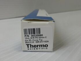 36520060 Thermo Scientific 10ul Syringe Fn 50mm Ctc Gauge 23 Cone Tip 36520060 Thermo Scientific 10ul Syringe Fn 50mm Ctc Gauge 23 Cone Tip