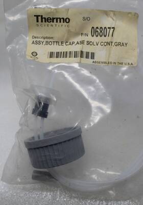 068077 Thermo Scientific 68077 New Fisher Dionex Solvent Bottle Caps And Liners Gray 068077 Thermo Scientific 68077 New Fisher Dionex Solvent Bottle Caps And Liners Gray
