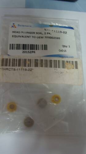 700002599 Thermo Scientific Head Plunger Seal 2/pk Comparable To Oem Pn / 11119-02