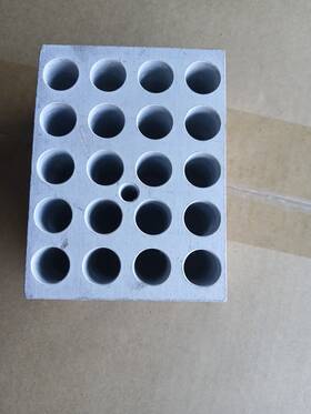 Bk165x5a Thermolyne Test Tube Dry Bath Heating Block 20 X 10.5mm