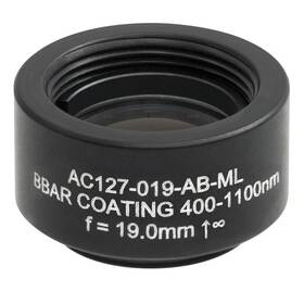Ac127-019-ab-ml Thorlabs 6pack - F 19 Mm 1/2 Inch Achromatic Doublet Sm05-thread