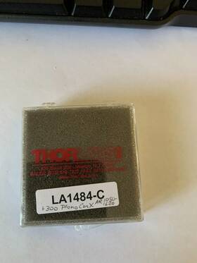 La1484-c Thorlabs N-bk7 Plano-convex Lens 1 Inch F 300 Mm Ar Coating 1050 - 1620 Nm