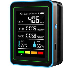 Tinunata 724470999199 Air Quality Monitor Indoor 15 In 1 Professional Detector With Pm
