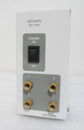 Dg-1210 Uniflows Degasys Degasser 2 Channel Vacuum Lab Unit