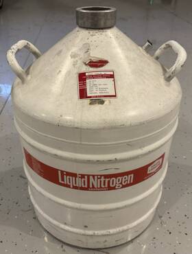 Uc31 Union Carbide Liquid Nitrogen Cryogenic Dewar Flask