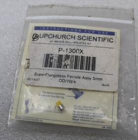 P-1300x Upchurch Scientific P1300x Superflangeless Ferrule 3mm Od/10pk