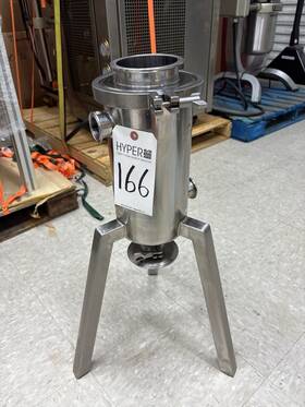 Usa-lab-6x12col Uslabs Usa Lab 6 Inch X 12 Stainless Steel Extraction Column Tri-clamp Tripod Base
