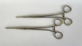 Su-6020 V. Mueller Lot Of 2 Dennis Anastomosis Clamp - 30 Day Warranty Su-6020 V. Mueller Lot Of 2 Dennis Anastomosis Clamp - 30 Day Warranty
