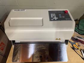 Ms-451pv Van Der Stahl St Hl Pouch Sealer Validated Calibrated 8/30/2024