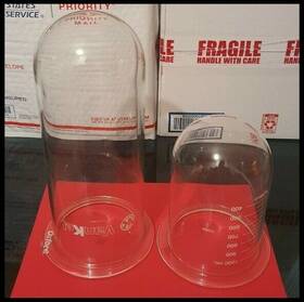 Gla900-01 Vankel Vessel Clear Glass 2000 Ml 12-5070 & 1000 Likenew R/cz40 Gla900-01 Vankel Vessel Clear Glass 2000 Ml 12-5070 & 1000 Likenew R/cz40