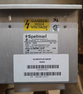 Vdc Display Systems 03-000310-02p Hvps Power Supply Assembly Spellman Xp2532