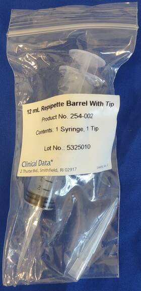 5325010 Vital Diagnostics 254-002 254002 Clinical Data 12 Ml Repipette Barrel With Tip