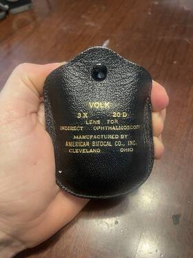 Cd06032 Volk 20d Bio Lens Ophthalmoscopy Optometry With Case 3x Vintage Cd06032 Volk 20d Bio Lens Ophthalmoscopy Optometry With Case 3x Vintage