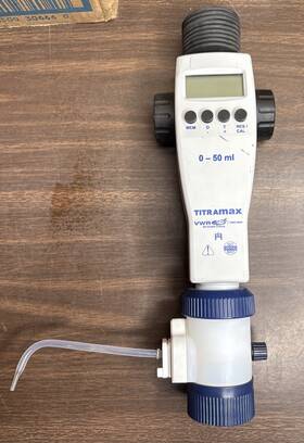40000-090 Vwr Titramax 50ml Digital Burette Unit Only