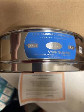 57334-4400 Vwr 57334-400 Avantech 1 1/2 Inch Standard Testing Sieve 8 Stainless 1.5 Ss8f 57334-4400 Vwr 57334-400 Avantech 1 1/2 Inch Standard Testing Sieve 8 Stainless 1.5 Ss8f