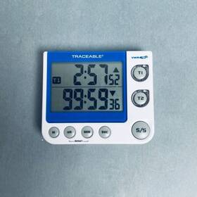 89140-196 Vwr Traceable Calibrated Timer Flashing Led Big Digit Dual Channel 89140-196 Vwr Traceable Calibrated Timer Flashing Led Big Digit Dual Channel