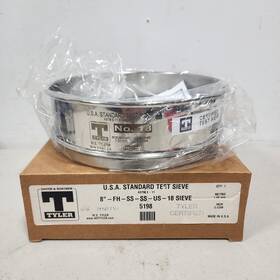 Fh-ss-ss-us-18 W.s. Tyler 5198 No 18 8 Inch -fh-ss-ss-us-18 Sieve