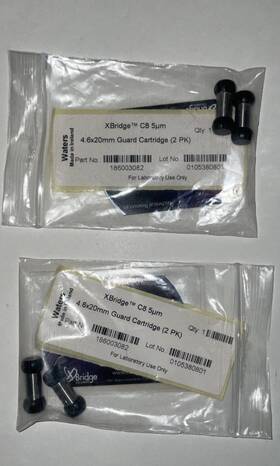 186003082 Waters Hplc Column Guard Cartridge X4 2 Pks. Xbridge C8 4.6 X 20mm 186003082 Waters Hplc Column Guard Cartridge X4 2 Pks. Xbridge C8 4.6 X 20mm
