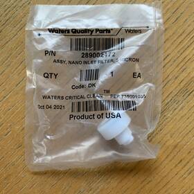 289002172 Waters Part No. Nano Solvent Filter Assembly 5um For Acquity Systems